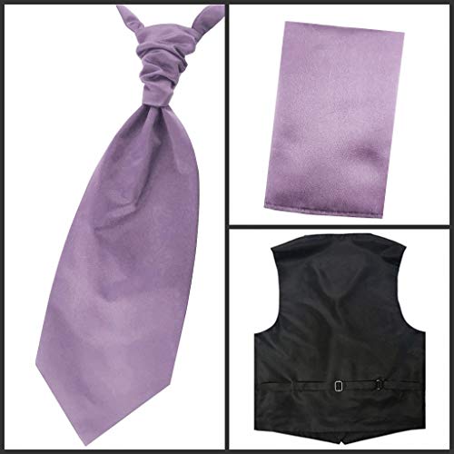 Men's Solid Plain Suit Wedding Waistcoat Set3