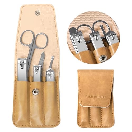 Premium Stainless Steel Nail Clippers Set - Travel Grooming Kit, ...