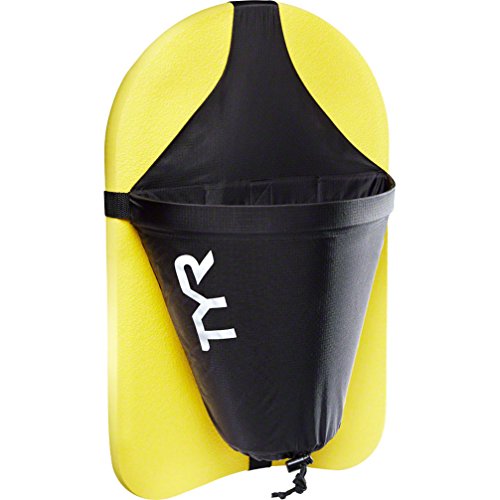 TYR Riptide Kickboard Drag Chute,Black (001),One Size