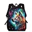 Galaxy Wolf Print