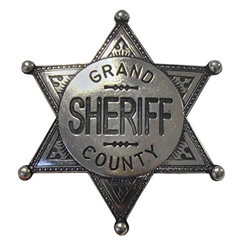 Preisvergleich Produktbild Denix Sheriffstern Grand County nickelfarbend