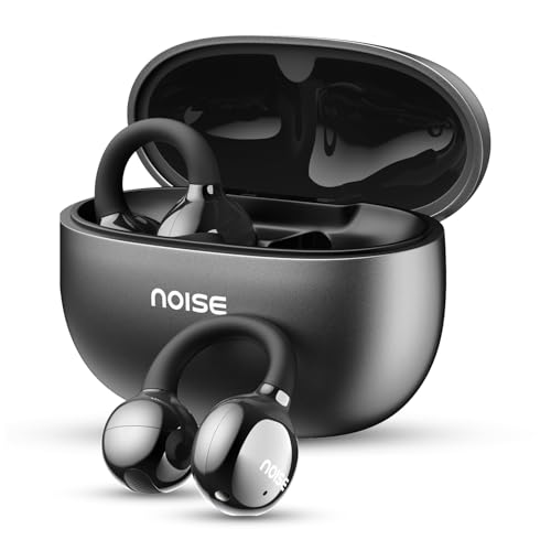 Noise Air Clips Wireless Open Ear Earbuds with Chrome Finish, Air...