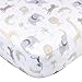 Gerber Baby Unisex 2-Pack Knit Crib Sheet, Animals + Geos Neutral, One Size