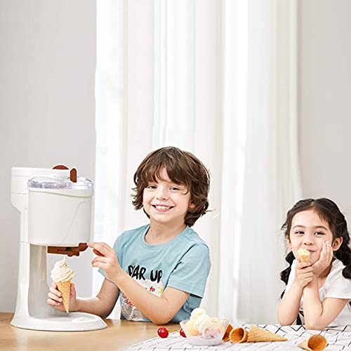 Eismaschine Mit Kompressor, Softeismaschine, Für Zuhause Ice Cream Machine 1L Aluminiumfolie in Lebensmittelqualität… – Bild 8
