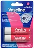 Vaseline 2 pack Bálsamo para Labios Rosy Stick Lip Therapy, 4.8 g c/u