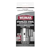 Weiman Microfiber Cloth for Stainless Steel - Safely Traps and Removes Dirt, Oil and Grime to Protect From Scratches 1.40' x 3.56'