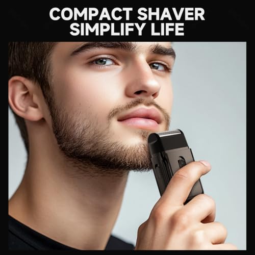 Image of ENCHEN MS003 Electric Shaver for Men,Foil Shaving Machine,Portable Ultra-Thin Mini,Integrated Pop-Up Trimmer，Powerful Motor,Comfortable Close Shave & Fast Grooming for Home and Travel,Gentle on Skin,Type-C Charging - Christmas Gift for Men