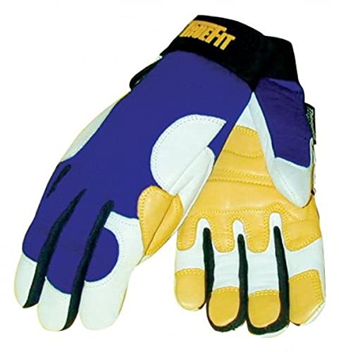 Tillman John 1495L Large Gold/Pearl True Fit Ultra Top Grain Goatskin Thinsulate Lined Cold Weather Gloves, English, 30.68 fl. oz, Plastic, 1 x 7.5 x 5, Tan/Blue, Large