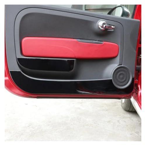 Adhesivo de puerta para Fiat 500 (2011-2019) en vinilo epoxi negro de alta resistencia 3