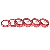 PIUGILH Klimaanlage Lautstärkeregler Ring Knopf Abdeckung Geeignet für INEOS Grenadier 2020-2024,Klimaanlage Knopfabdeckung,Auto Interieur Innendekoration Zubehör (Rot)