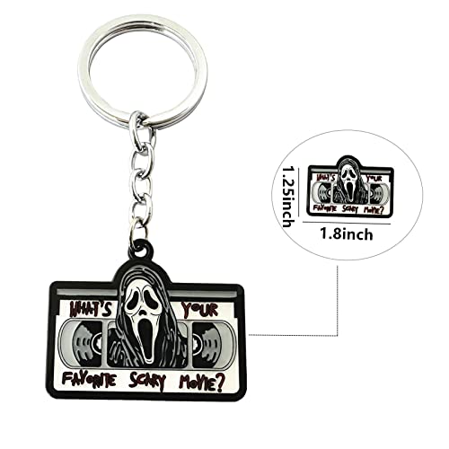 Dezhan Halloween Keychain, Metal Horror Key Chain For Girls Women And Men #TOP1
