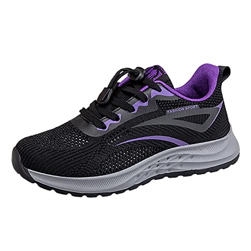 Chaussures de randonnée femme respirantes baskets de marche été légères noir 38 EU