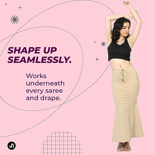 Bodyband Saree Shapewear for Women Shapewear Petticoat for Women Smooth Curve Peticote Innerwear for Women Saree in Party Saree Shaper for Women, Ladies - Image 6