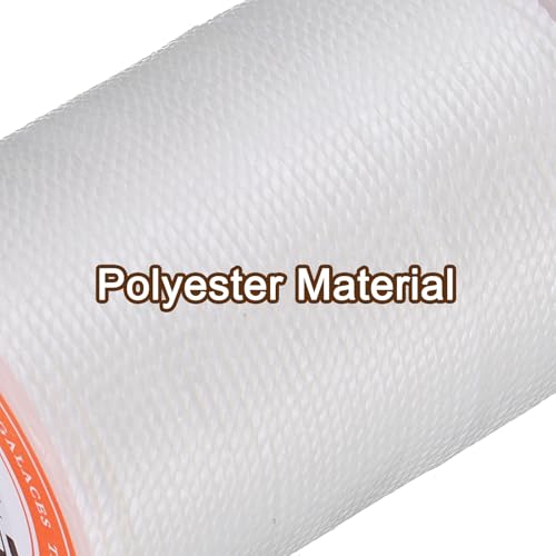Hilo encerado para coser cuero 0.8mm, 60 yardas, poliéster miniatura 4