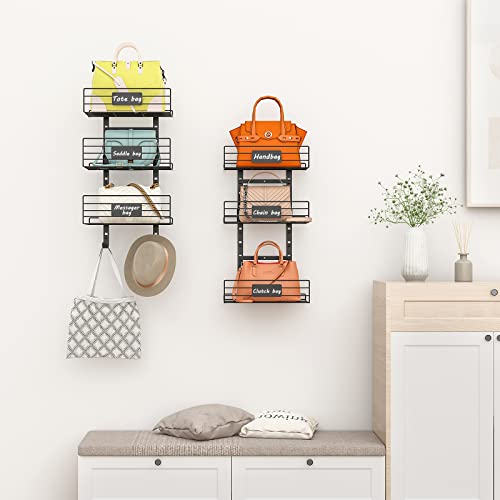 Over-The-Door-Detachable-Storage-Organizer-Rack-with-Name-Plate-Stickers-Tapes-Can-Use-As-12-Part-Wall-Mounted-Adjustable-Suit-for-Small-Backpack-Hanging-Purse-Handbag