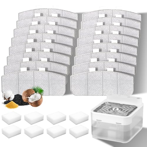 6 Packs Replacement Filters for Automatic Pet Water Fountain,3 Months Set of Replacement Filters