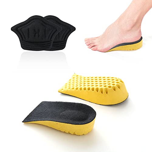 Materiale del prodotto: la nostra soletta invisibile è realizzata in pelle scamosciata e PVC selezionati, la superficie in pelle scamosciata è traspirante e assorbe il sudore, confortevole e morbida, buona elasticità, leggera e confortevole, non facile da deformare e durevole, confortevole e flessibile