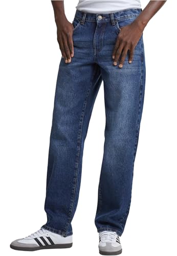 Jean straight heavy ounce Urban Classics pantalon en coton &eacute;pais durable