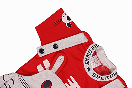 Image of Baby Boy's And Baby Girl's Dungaree Set /Romper Set with T-Shirt And Cap