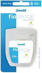 Dentil - Fio Dental Original Extra Fino Encerado Sabor Menta 125m c/Estojo e Cortador