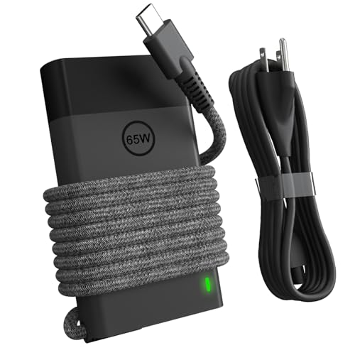 EAOYHGB New Slim 65W Watt USB Type C Laptop Charger Compatible with HP Spectre X360 Envy X360 Computer Chromebook EliteBook X360 OmniBook Zbook ProBook Elite X2 Power Cord Replacement AC Adapter