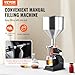 VEVOR Manual Paste Liquid Filling Machine, 5-50ml Adjustable Bottle Filling Machine, Stainless Steel Liquid Filler with 10L Hopper for Milk Water Juice Shampoo Honey