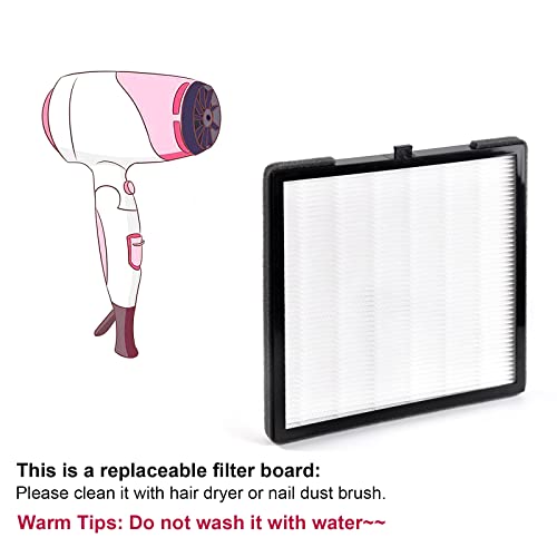 Extractor de polvo para uñas con potente succión miniatura 6