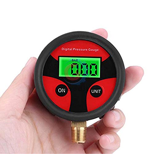 Medidor digital de pressão de pneu Lizhoumil, medidor de pressão de ar de 0 a 200 psi, medidor de pr