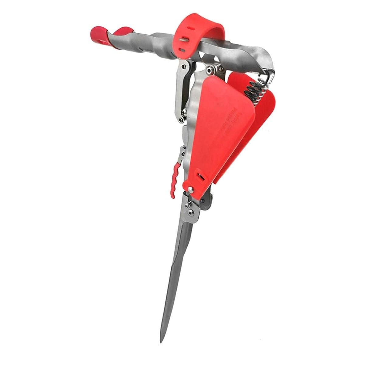 Automatic Spring-Loaded Fishing Rod Holder V2.0 – Double Spring Power, Adjustable Sensitivity, Stainless Steel Auto Hook Setter with Rubber Strap & Safety Spring Cover Sports & Outdoors