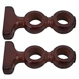 Installation facile : les crochets muraux pour tringle à rideaux sont conçus pour une installation facile à faire soi-même. vous pouvez ainsi moderniser vos rideaux sans l’aide d’un professionnel. support de tringle à rideaux, supports de tringle à rideaux en bois