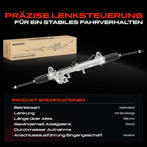 Frankberg Lenkgetriebe Hydraulisch Kompatibel mit Transporter IV Bus 70B 70C 70J 70K 7DB 7DC 7DJ 7DK Transporter IV Kasten 70A 70H 7DA 7DH Replace# 7D1422061B, 7D1422055C