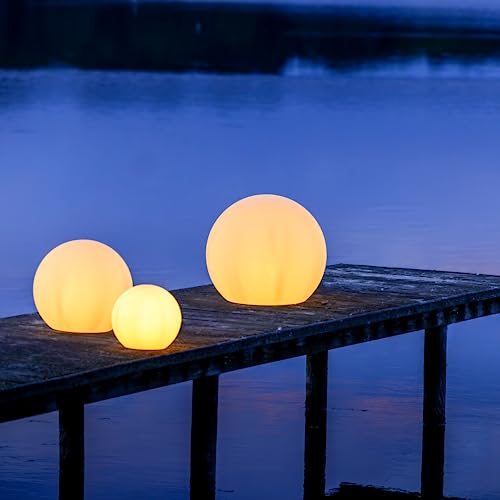 Lightbox Outdoor Lichtkugel - Ø 30 cm - hochwertige Gartenlampe mit...
