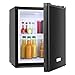 Klarstein Happy Hour Mini Frigo de Chambre Ultra Compact, Mini Bar, Refrigerateur Aliments, Boissons, Etagères Réglables, Petit Frigo Camping, Voiture, Mini Frigo Cosmetique, Silencieux, 5-15°C, 23L