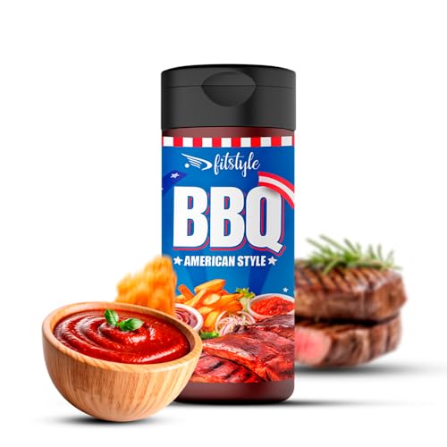 Salsa Barbacoa 0% FITstyle 280ml | Sin azúcar y sin grasa | Textura espesa y sabor intenso | Apto para dietas
