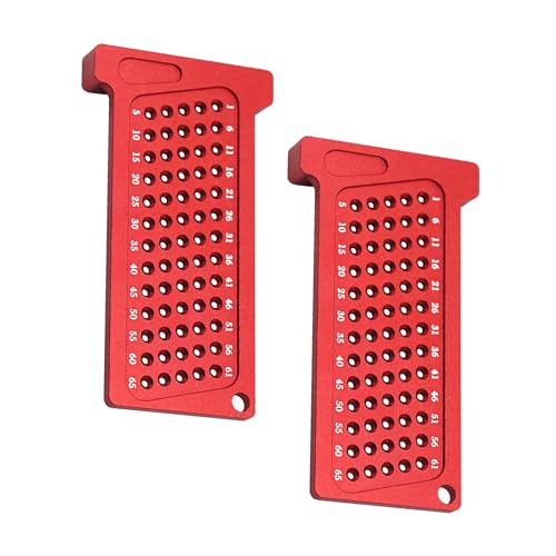 2 PCS T65mm/T 2.5インチウッドワーキングスクリバーメタル精度Tリラー測定ツールライン描画マーキングゲージ