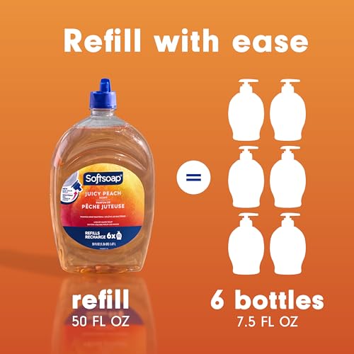 Softsoap Juicy Peach Hand Soap Refill - 50 fl oz