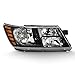 AKKON - Passenger Side Lamp Fits 2009-2020 Dodge Journey Black Trim Original Manufacturer Style Headlight Assembly