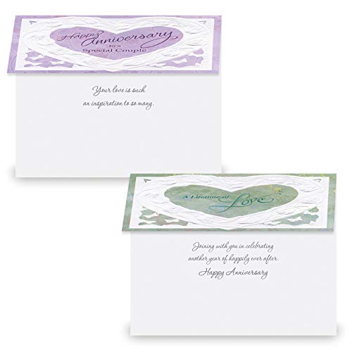 Snapklik.com : Deluxe Embossed Anniversary Card Value Pack - Set Of 16 ...