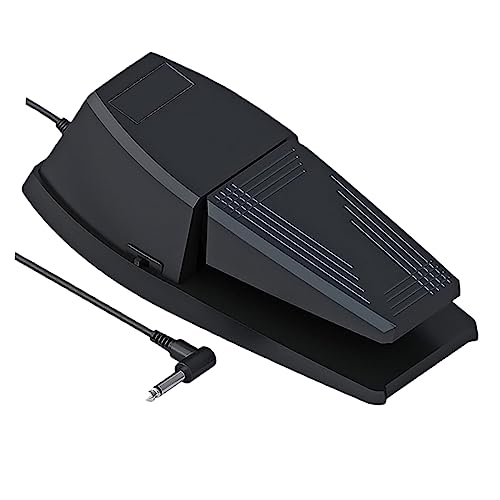 Totority Professional Piano Pedal Easy to Use Keyboard Sustain Pedal for Digital Piano