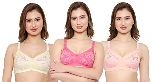 Image of Women Net Non-Padded Wire Free Regular Bra