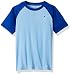 Tommy Hilfiger Big Boys' Short Sleeve Raglan T-Shirt, Placid Blue, Large