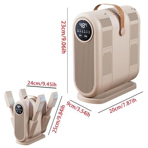 Secador de calzado 360° sin ángulos muertos Beige miniatura 2
