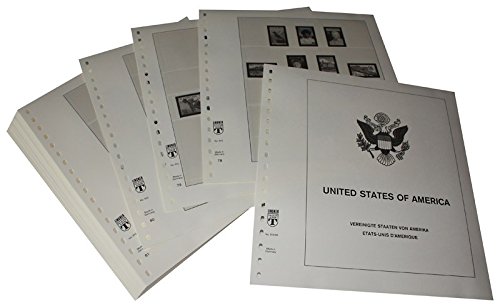 LINDNER Das Original USA Wolne, pamiątkowe i lotnicze znaczki - album z nadrukami rocznik 1990-1994