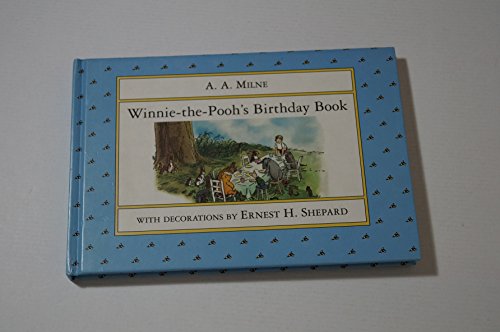 Winnie-the-Pooh's Birthday Book -  Milne, A. A., Hardcover