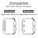 Yolovie Compatible with Apple Watch Case 40mm SE3 SE2 SE Series 6/5/4 Bling Crystal Diamonds Rhinestone Bumper Cover for Women, Hard PC Protective Frame for iWatch 40mm Silver