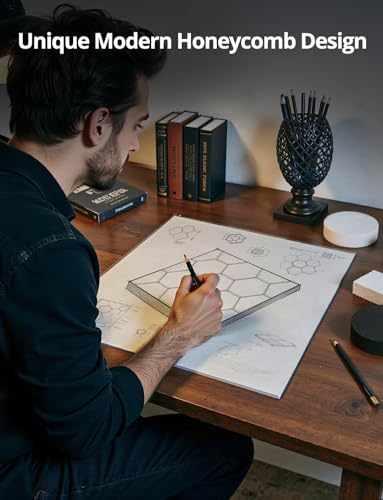 Image of Acoustic Wall Panels Sound Absorbing, Honeycomb Self Adhesive Wall Tiles Panel, 12 Pack Decorative Hexagon Design for Studio, Home Office, Gaming Room, Acoustic Treatment, 12 inchx12 inchx0.4 inch, Gray