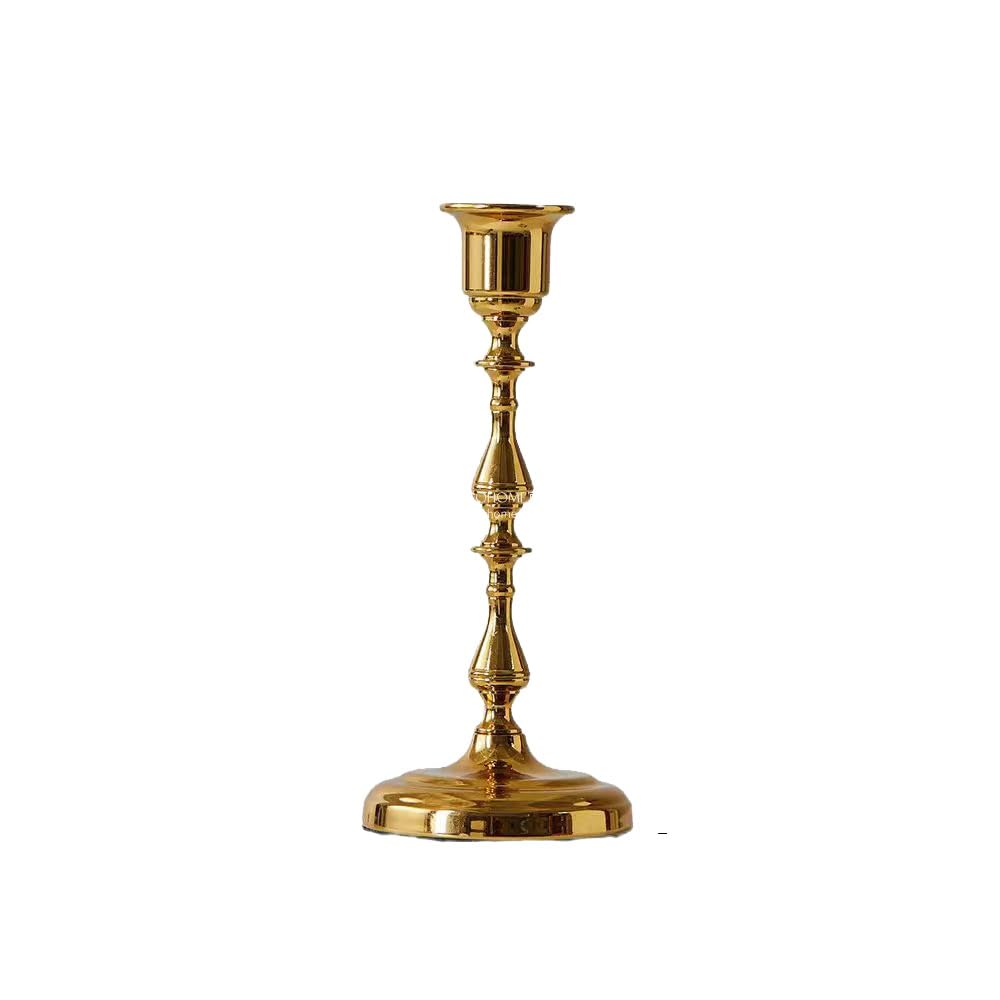 Candlestick Holder Golden Candle Holder Household Base Soft Decoration Candlelight Dinner Home Integration