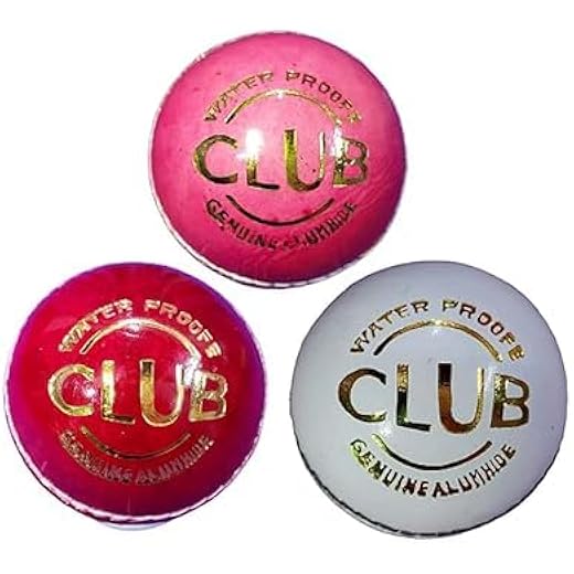 Club Cricket Leather Ball Pack of 3