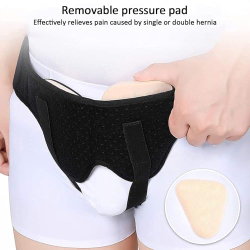 Faja para Hernia Unisex, Soporte Bilateral Ajustable (Mediano) miniatura 4