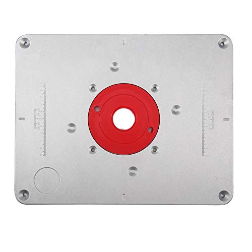 Router Table Insert Plate with Guide Pin Snap Rings Molded DIY Woodworking for All Routers